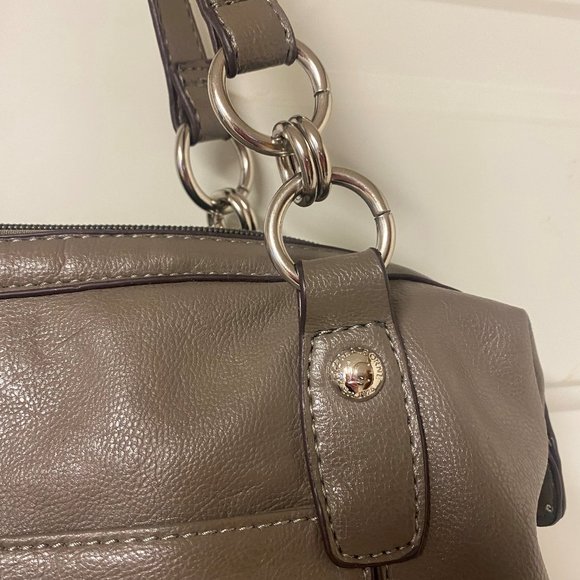 Grey Liz Claiborne Purse - Picture 3 of 8